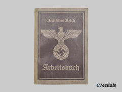 Germany, Third Reich. A Rare Arbeitsbuch for a Postwar British Officer’s Vienna Club Employee
