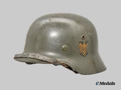 Germany, Kriegsmarine. A Rare M35 Stahlhelm, Owner-Attributed, by Eisenhüttenwerke Thale