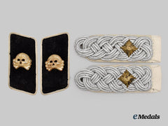 Germany, Luftwaffe. A Rare Set of 1st Fallschirm-Panzer Division Hermann Göring Oberstleutnant Rank Insignia
