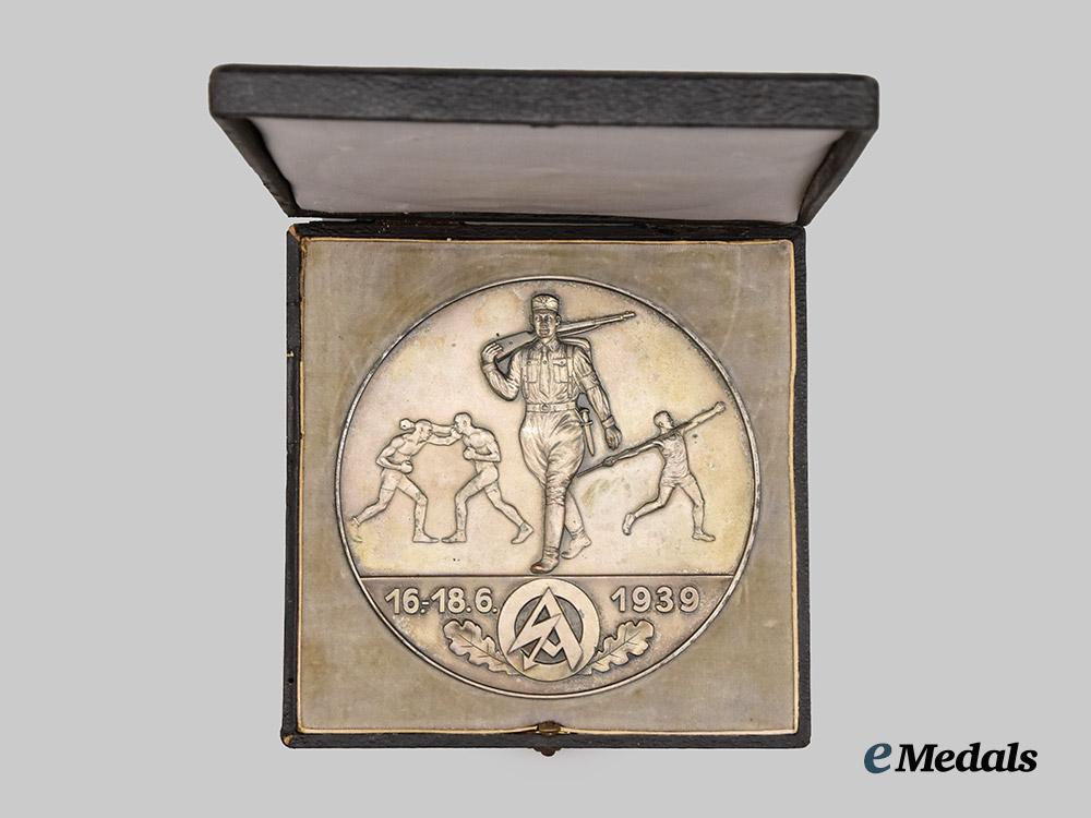 germany,_s_a._a1939_s_a-_gruppe_niederrhein_sports_competition_wrestling_victor’s_medal,_with_case___m_n_c1668