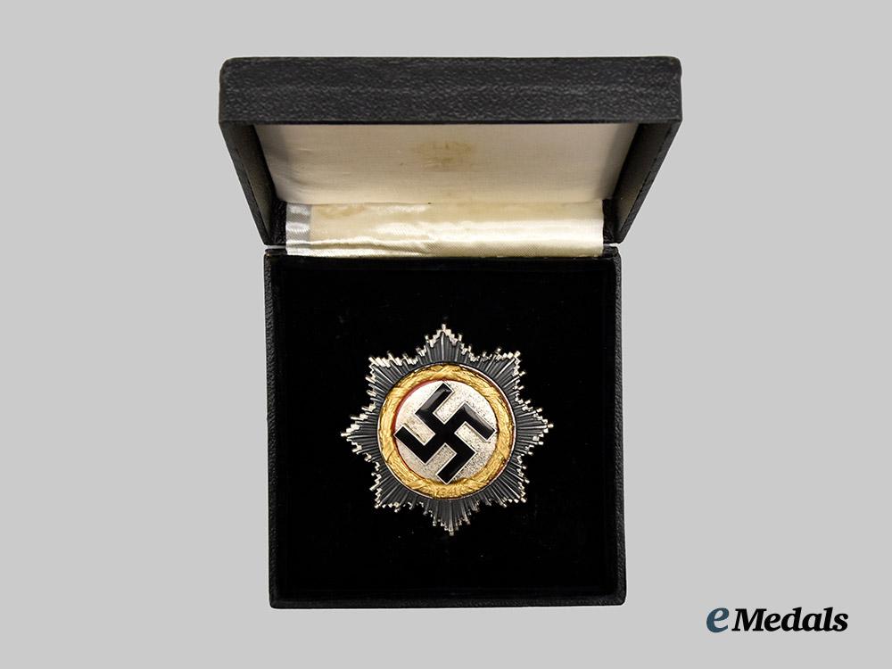 germany,_federal_republic._a_german_cross_in_gold,_early_exhibition_example_by_rudolf_souval___m_n_c1680