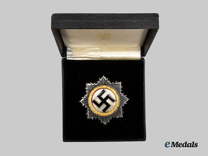 germany,_federal_republic._a_german_cross_in_gold,_early_exhibition_example_by_rudolf_souval___m_n_c1680