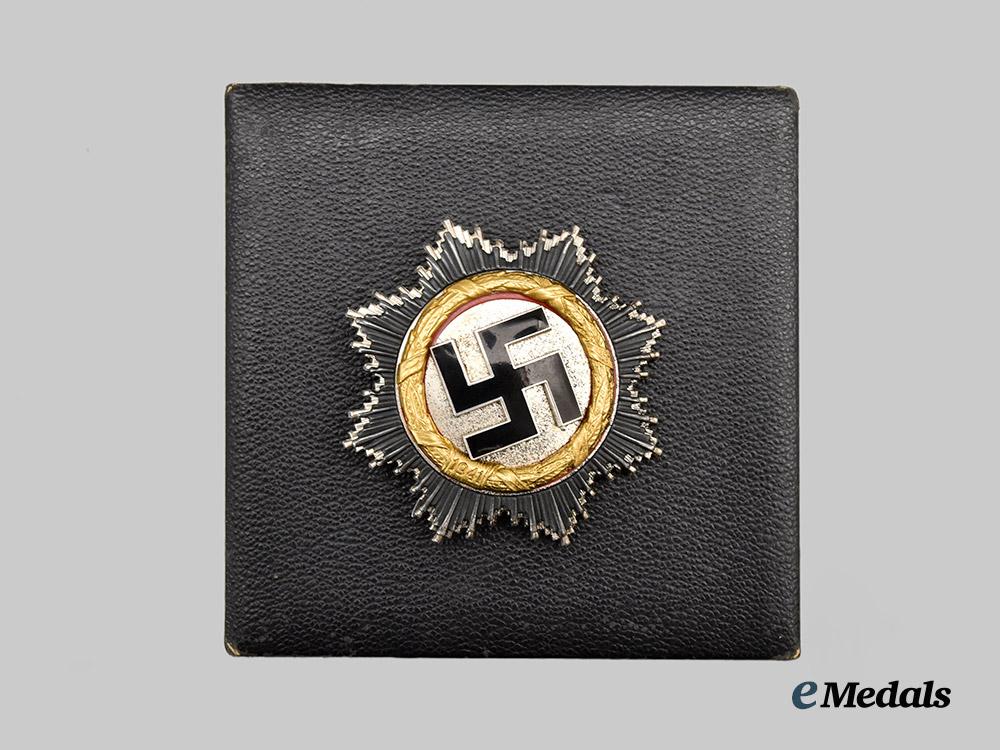 germany,_federal_republic._a_german_cross_in_gold,_early_exhibition_example_by_rudolf_souval___m_n_c1681