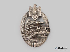 Germany, Wehrmacht. A Panzer Assault Badge, Silver Grade, AS Maker