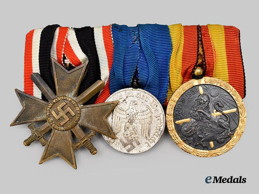 germany,_wehrmacht._a_medal_bar_for_condor_legion_and_second_world_war_service___m_n_c1711