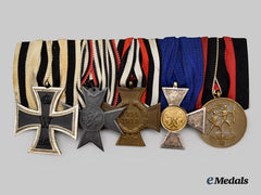 Germany, Imperial. A First World War Non-Combatant’s Medal Bar