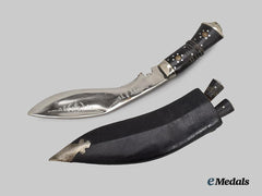 United Kingdom. A Post War British India Gurkha Kukri with Scabbard