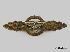 Germany, Luftwaffe. A Transport and Glider Clasp, Bronze Grade, by C.E. Juncker
