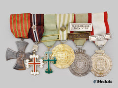 Portugal, Kingdom. A Military Medal Bar, c.1965