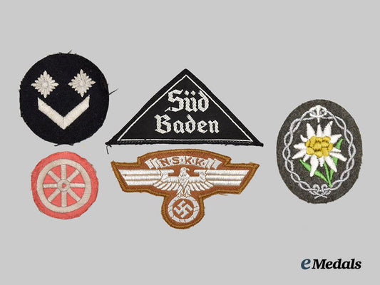 germany,_third_reich._a_mixed_lot_of_cloth_insignia___m_n_c1809