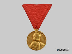 Serbia, Kingdom. A Milosh Obilich Bravery Medal, Gold Grade, c.1918