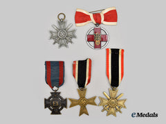 Third Reich, Germany. A Lot of Six Medals & Awards