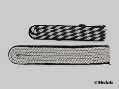 Germany, SS. A Pair of SS-Verfügungstruppe/Allgemeine SS Shoulder Boards