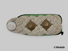 Germany, SS. A Waffen-SS Gebirgsjäger Standartenführer Shoulder Board