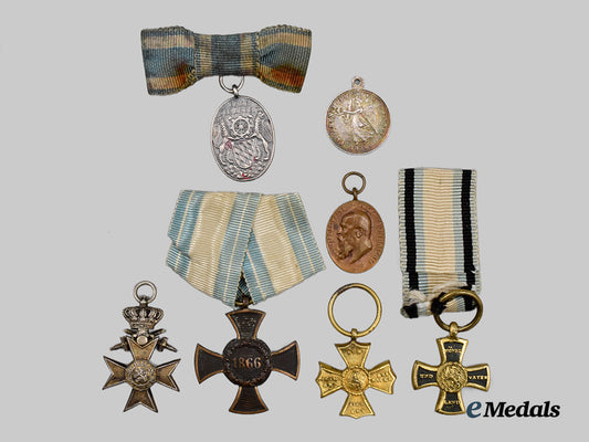 bavaria,_kingdom._a_mixed_lot_of_miniature_awards___m_n_c1855