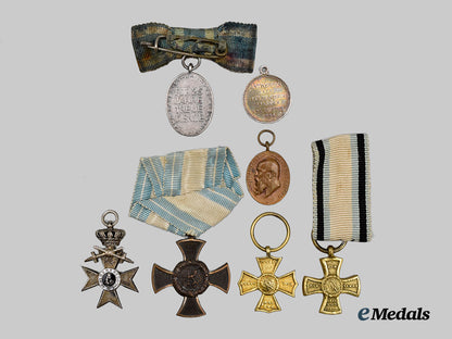 bavaria,_kingdom._a_mixed_lot_of_miniature_awards___m_n_c1856