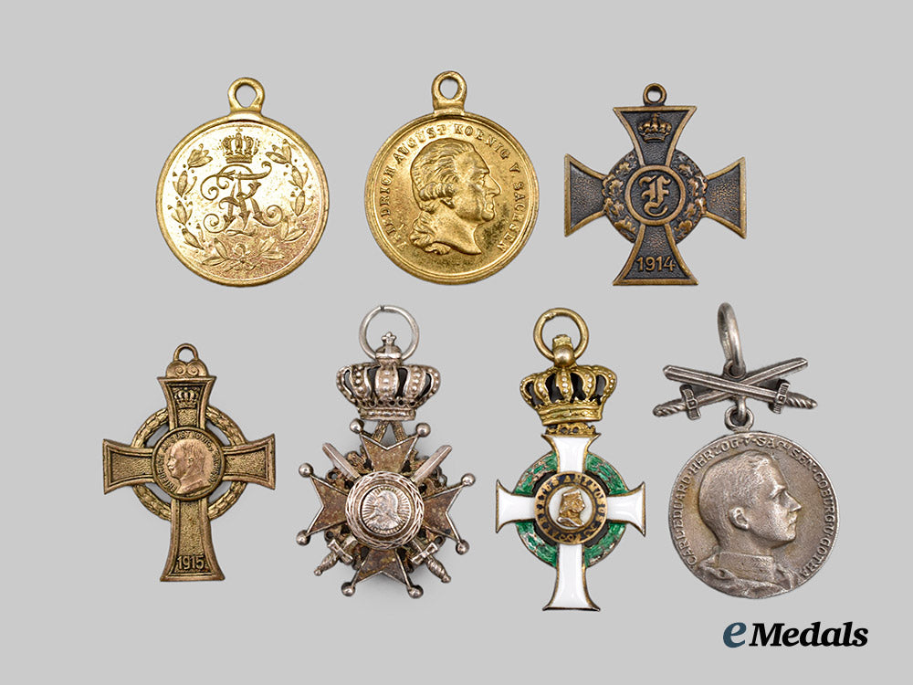 saxony,_kingdom._a_mixed_lot_of_miniature_awards___m_n_c1859