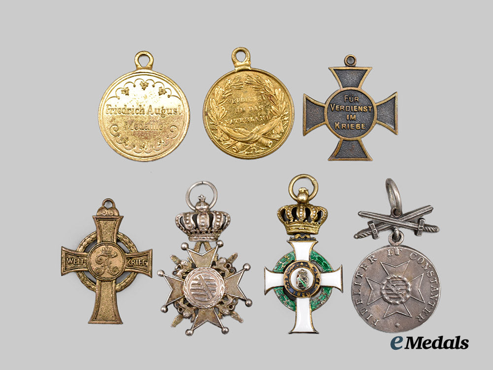 saxony,_kingdom._a_mixed_lot_of_miniature_awards___m_n_c1863