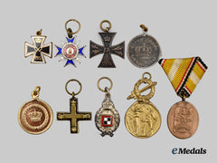 Germany, Imperial. A Mixed Lot of Miniature Awards for First World War and Freikorps Service