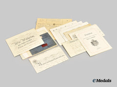 Germany, Imperial. Documents from the Estate of Generalleutnant Ludwig Karl von Schwerin