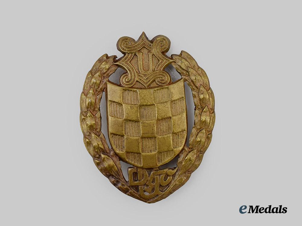 croatia,_independent_state._a_rare_ustasha_sports_badge,_bronze_grade___m_n_c1904