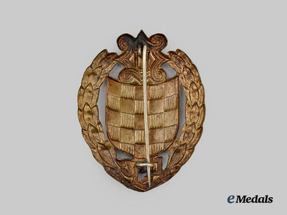 croatia,_independent_state._a_rare_ustasha_sports_badge,_bronze_grade___m_n_c1905
