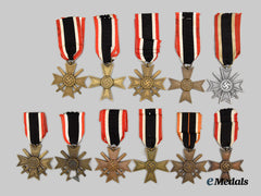 Germany, Wehrmacht. A Lot of War Merit Crosses II Class