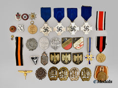 Germany, Third Reich. A Mixed Lot of Awards, Badges, and Insignia