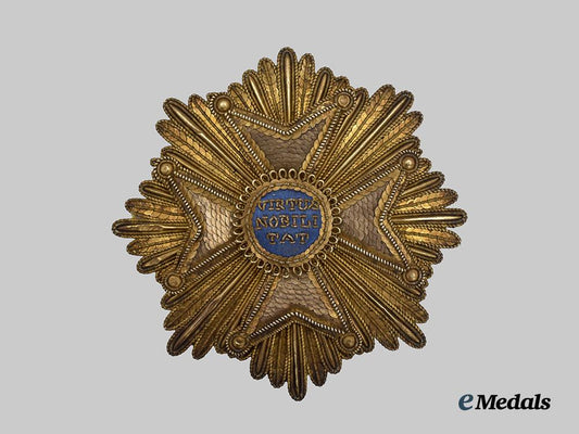netherlands,_kingdom._an_order_of_the_netherlands_lion,_embroidered_breast_star,_c.1850___m_n_c1935
