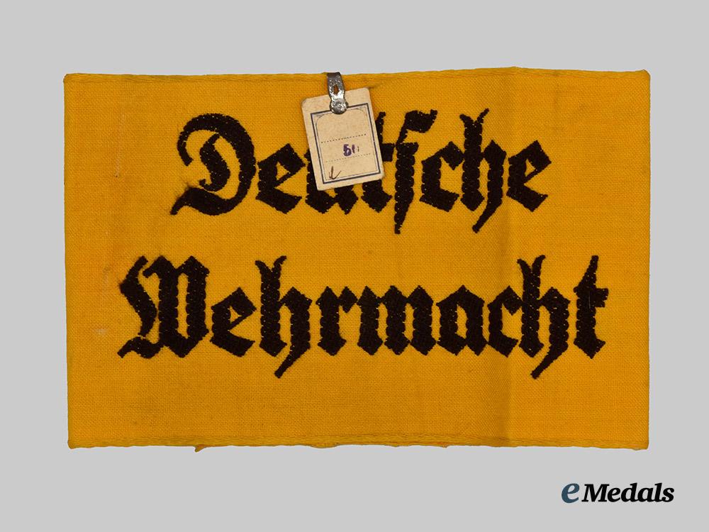 germany,_wehrmacht._a_civilian_auxiliary’s_armband___m_n_c1936