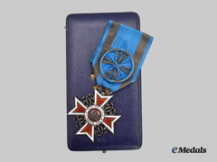 Romania, Kingdom. An Order of the Crown, IV Class Officer by Resch