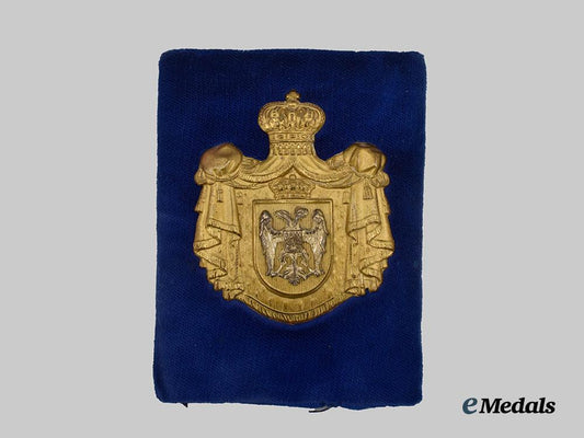 serbia,_kingdom._a_cross_belt_insignia_for_guards___m_n_c1985