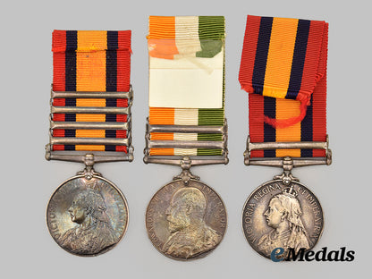united_kingdom._a_lot_of_two_queen’s_south_africa_medals_and_one_king’s_south_africa_medal___m_n_c1999