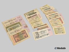 Germany, Weimar Republic. A Lot of Inflationary Period Banknotes