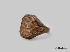 Germany, Third Reich. A West Wall Commemorative Service Ring
