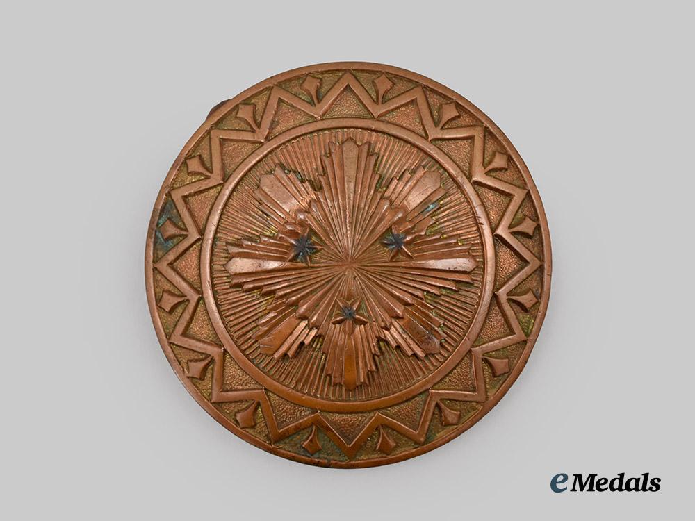latvia,_first_republic._an_army_officer’s_belt_buckle,_c.1930___m_n_c2054
