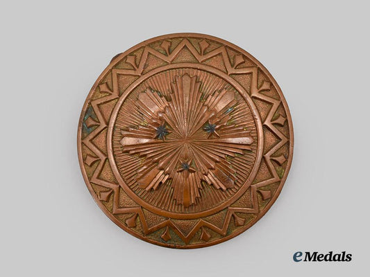 latvia,_first_republic._an_army_officer’s_belt_buckle,_c.1930___m_n_c2054