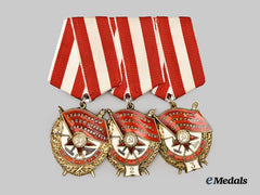 Russia, Soviet Union. An Order of the Red Banner Bar Medal
