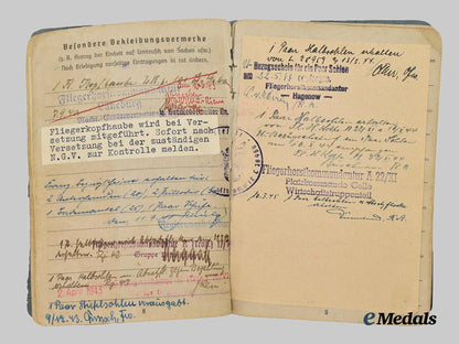 germany,_luftwaffe._a_soldbuch_to_josef_flügge,_honour_goblet_and_german_cross_in_gold_recipient___m_n_c2076