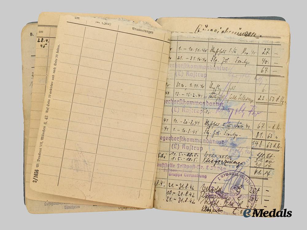 germany,_luftwaffe._a_soldbuch_to_josef_flügge,_honour_goblet_and_german_cross_in_gold_recipient___m_n_c2081