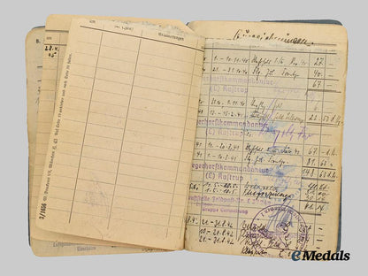 germany,_luftwaffe._a_soldbuch_to_josef_flügge,_honour_goblet_and_german_cross_in_gold_recipient___m_n_c2081