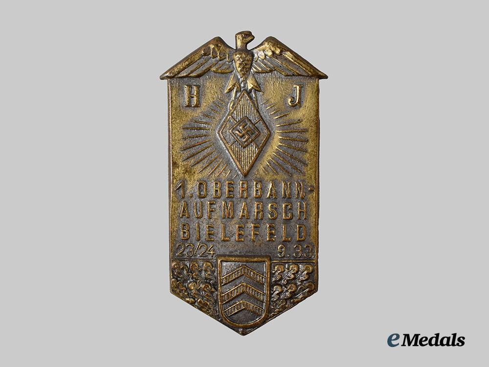 germany,_h_j._a1933_bielefeld_deployment_commemorative_badge___m_n_c2082