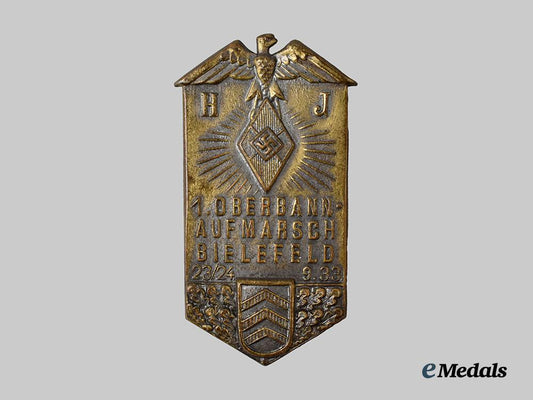 germany,_h_j._a1933_bielefeld_deployment_commemorative_badge___m_n_c2082