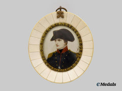France, Kingdom. A Miniature Portrait of Napoleon Bonaparte