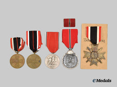 Germany, Third Reich. A Lot of Five Service Decorations