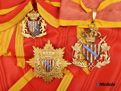 Royal House of Aragon. A Lot of Military Order of the Collar of Saint Agatha of Paterno