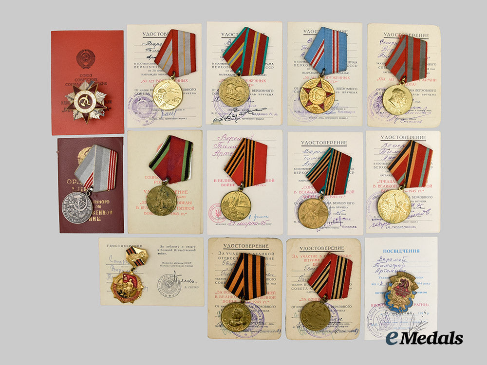 russia,_soviet_union._a_lot_of_awards_to_timothy_artiejewicz.___m_n_c2210