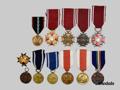 Poland, Republic. A Lot of Medals and Awards
