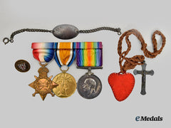 Canada, CEF. A First War Group to Private J.R. MacKenzie