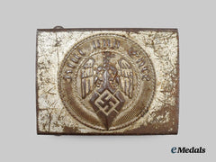 Germany, HJ. A Member’s Belt Buckle, by Wilhelm Schröder